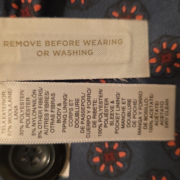 Loft Burgundy Pea Coat - Picture 4 of 4